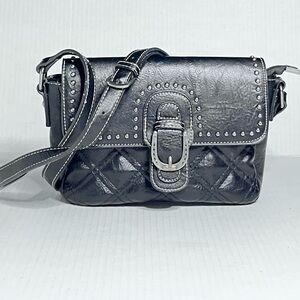 Stylish Black Leather Women's Bag